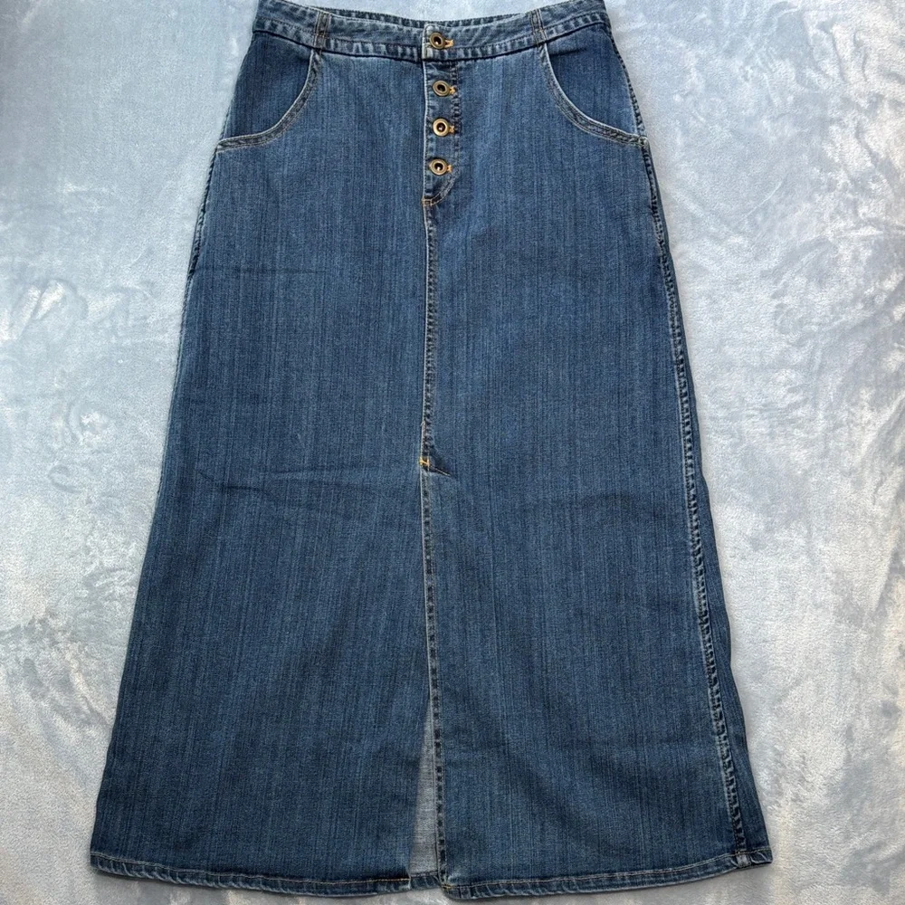 Holding Horses Blue Denim Skirt - Picture 1 of 10